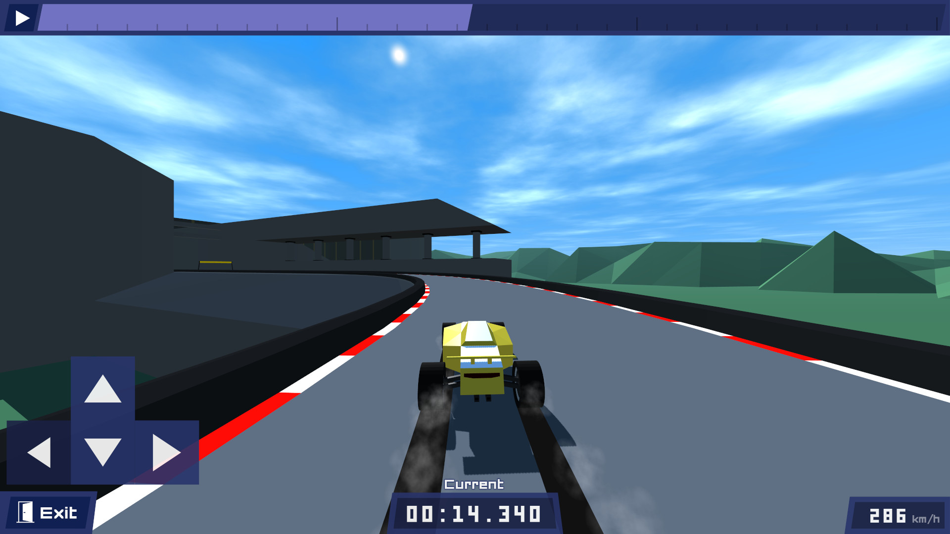 Screenshot of PolyTrack